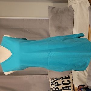 Teal Pull over Dress